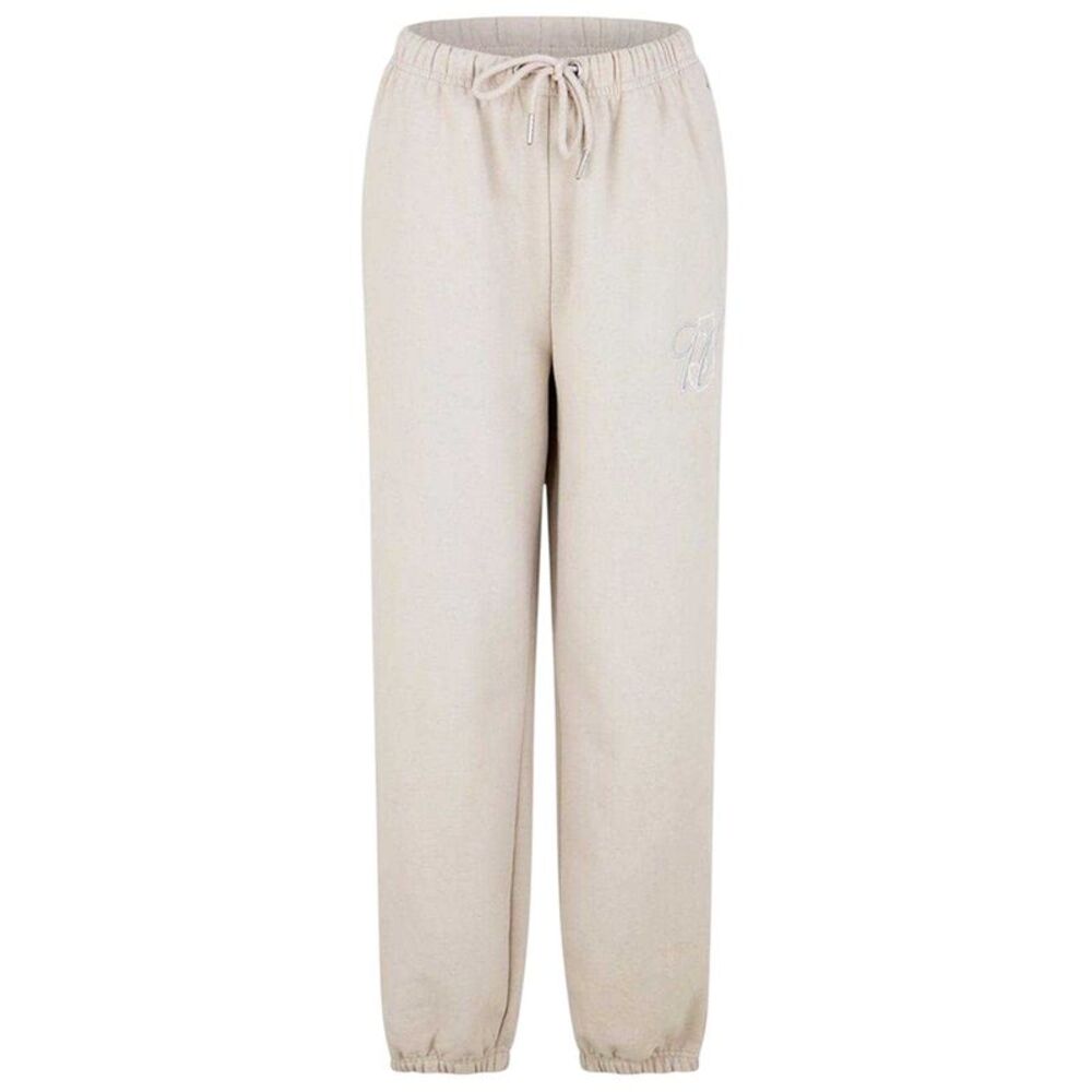 Jack Wills Womens/Ladies Fleece Emblem Joggers / Stone